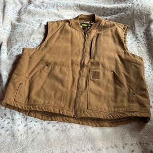 NWOT Stanley Canvas Vest with Sherpa Lining